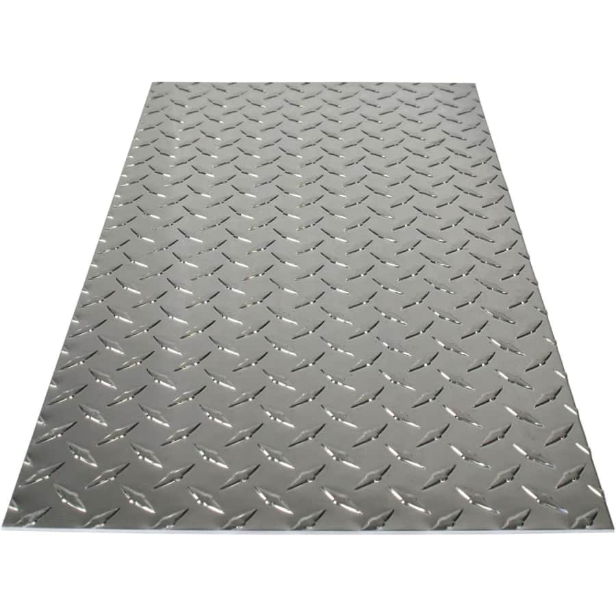 M-D Building Products 23-7/8" Aluminum Treadplate: $27 M-D Building Products 23-7/8" Aluminum Treadplate: $27