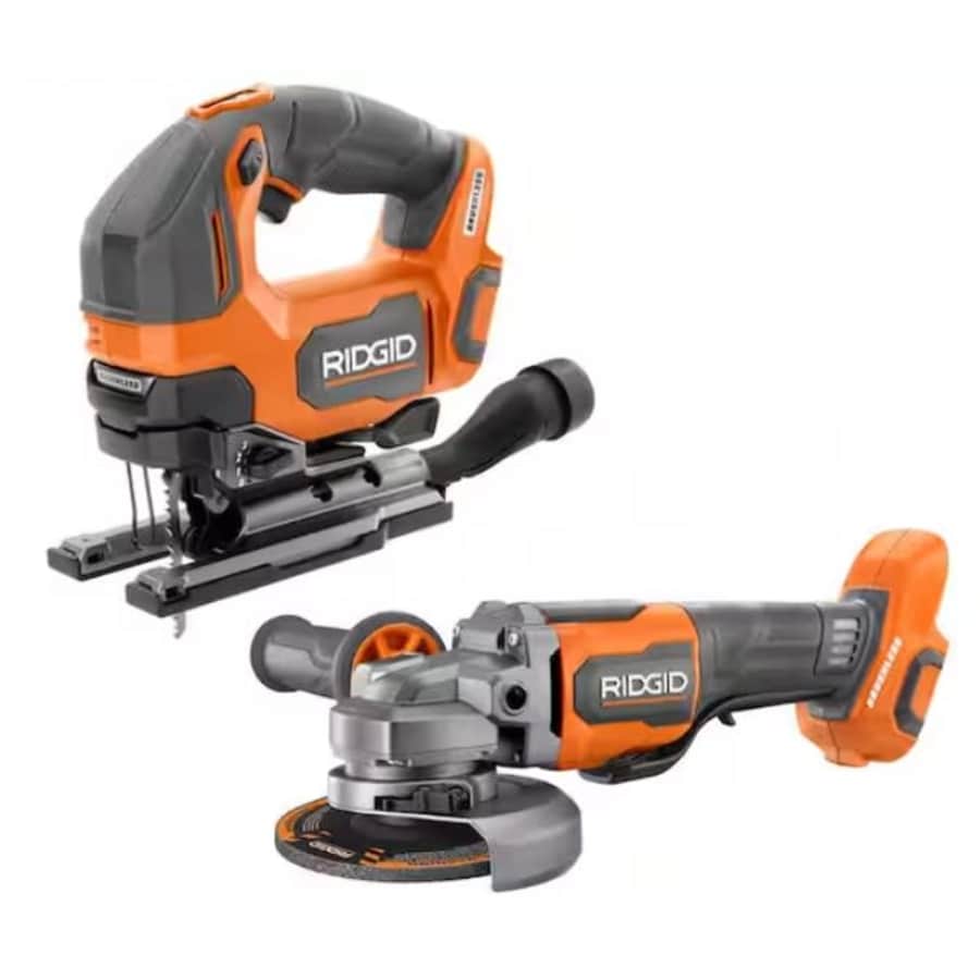 Ridgid 18V Cordless 2-Tool Combo Kit w/ Jig Saw & Grinder (Tools Only) for $139 Ridgid 18V Cordless 2-Tool Combo Kit w/ Jig Saw & Grinder (Tools Only) for $139