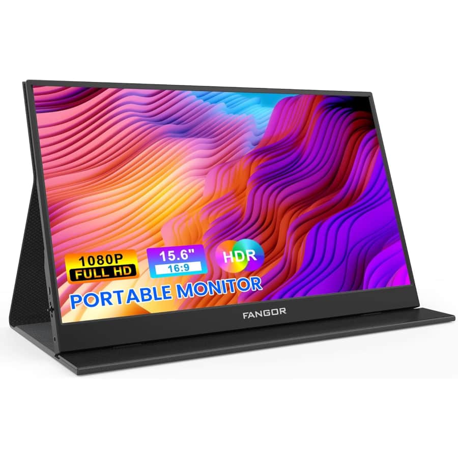 Fangor 15.6" 1080p Travel Monitor for $70