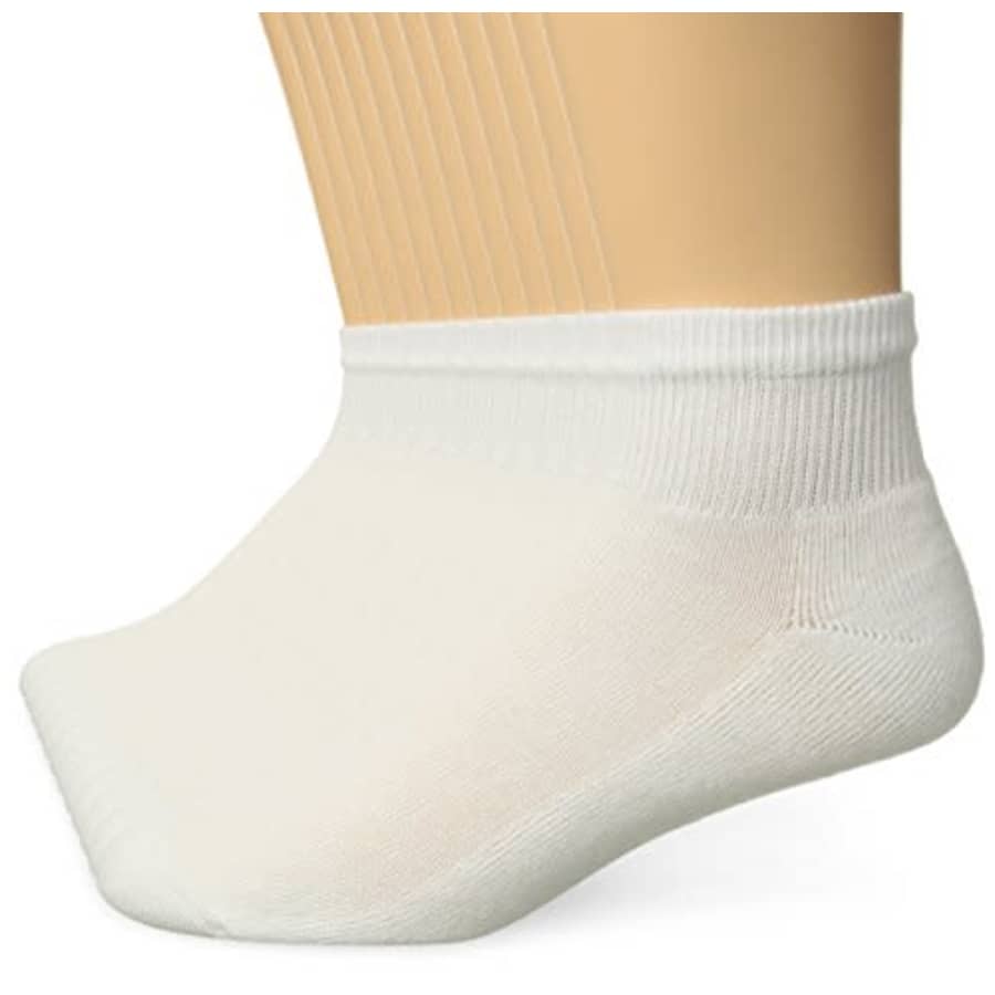 Hanes Men's No-Show Socks 12-Pack for $34