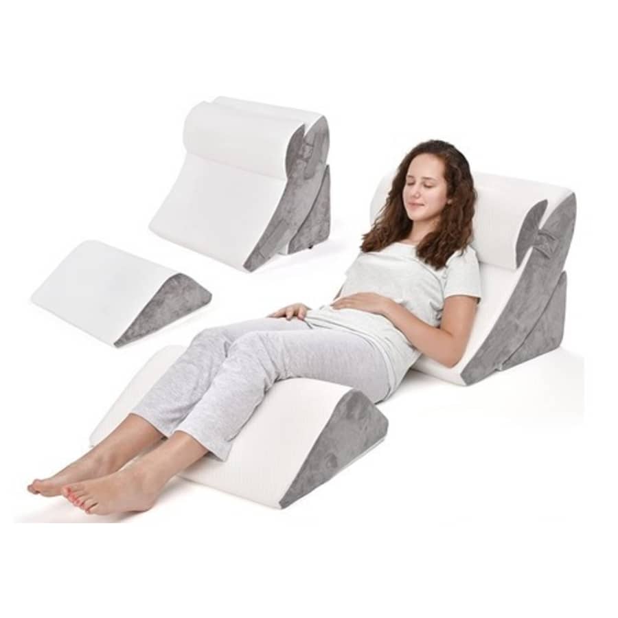 Britenway 4-Piece Bed Wedge Pillow Set for $50 Britenway 4-Piece Bed Wedge Pillow Set for $50