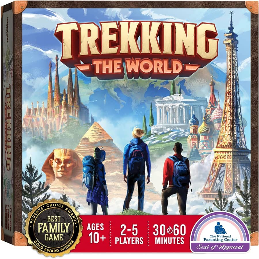 Trekking the World Board Game at Amazon: for $35