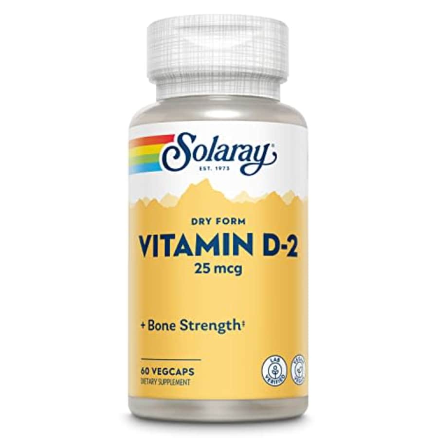 SOLARAY Dry D-2, Veg Cap (Btl-Plastic) 1000IU | 60ct for $8 SOLARAY Dry D-2, Veg Cap (Btl-Plastic) 1000IU | 60ct for $8