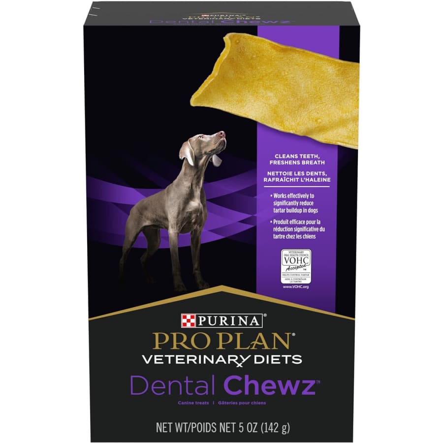 Purina Pro Plan Veterinary Diets Dental Chewz 5-oz. Dog Treats for $3.95 via Subscribe & Save Purina Pro Plan Veterinary Diets Dental Chewz 5-oz. Dog Treats for $3.95 via Subscribe & Save