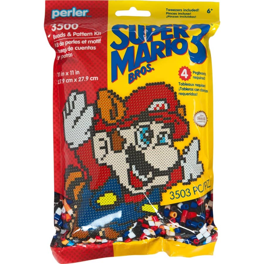 Perler Fuse Beads Super Mario Bros 3500-Piece Large Pattern Bag for $5 Perler Fuse Beads Super Mario Bros 3500-Piece Large Pattern Bag for $5