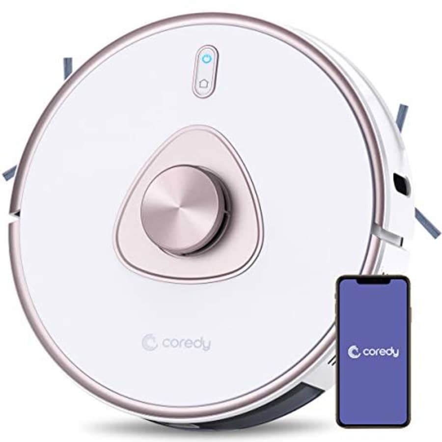 Coredy L900W Robot Vacuum Cleaner, Smart Laser Navigation, Precision AI Mapping Technology, for $300