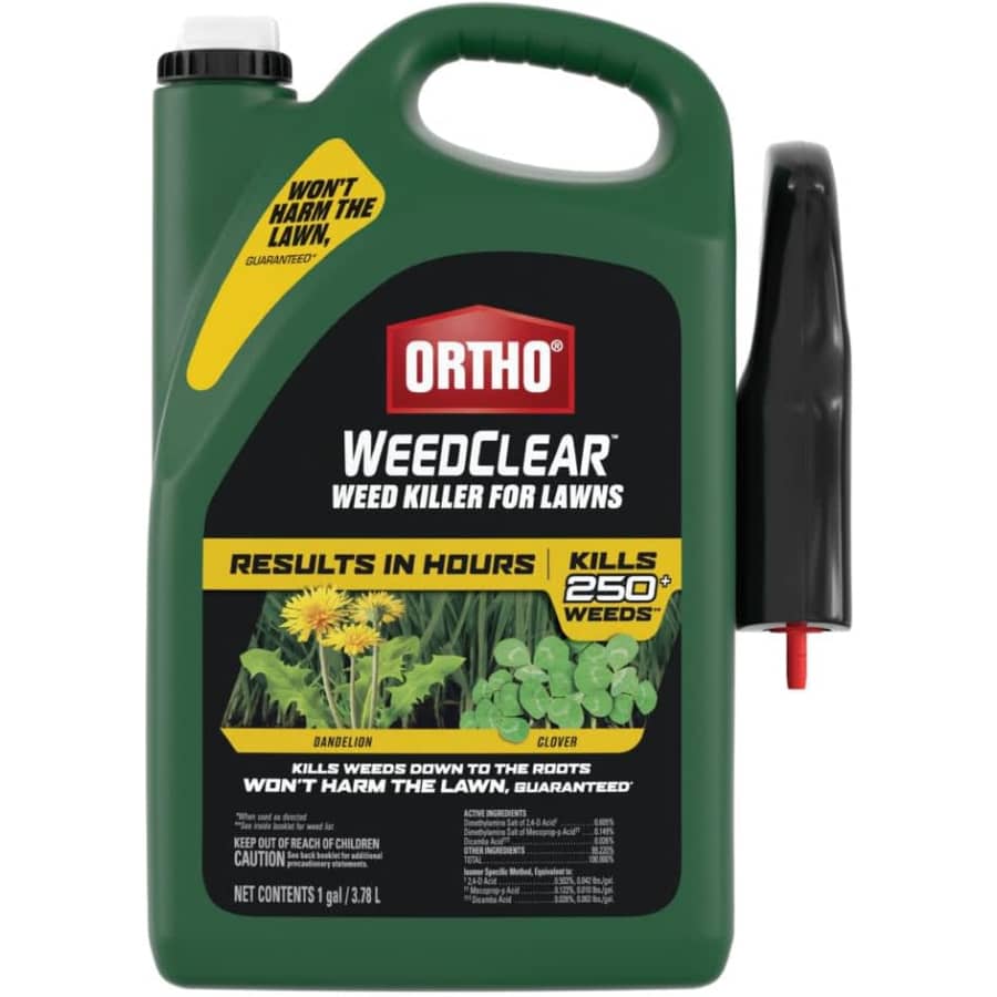 Ortho WeedClear Weed Killer for Lawns Ready-to-Use 1-Gallon Trigger Bottle for $12 Ortho WeedClear Weed Killer for Lawns Ready-to-Use 1-Gallon Trigger Bottle for $12