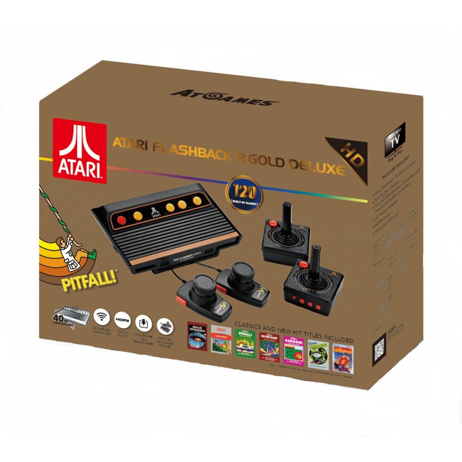 Atari Flashback 8 Gold Deluxe Game Console for $35 Atari Flashback 8 Gold Deluxe Game Console for $35