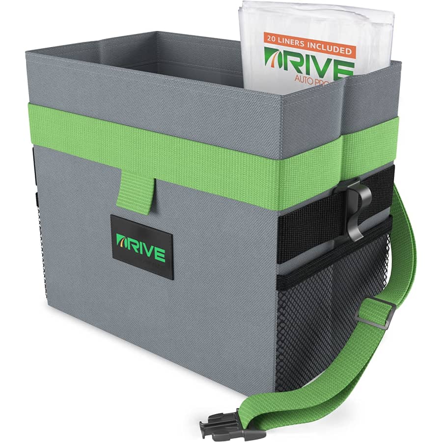 Drive Auto 2-Gallon Car Trash Can for $14 Drive Auto 2-Gallon Car Trash Can for $14