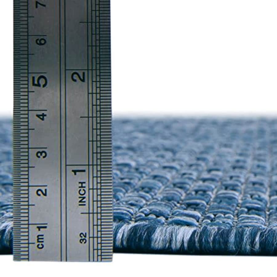 Unique Loom Collection Casual Transitional Solid Heathered Indoor/Outdoor Flatweave Area Rug (3' 3" for $20 Unique Loom Collection Casual Transitional Solid Heathered Indoor/Outdoor Flatweave Area Rug (3' 3" for $20