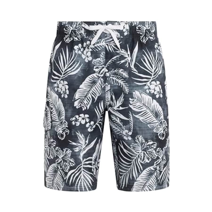 Kanu Surf Men's Standard Swim Trunks (Regular & Extended Sizes), Wade Black for $25 Kanu Surf Men's Standard Swim Trunks (Regular & Extended Sizes), Wade Black for $25