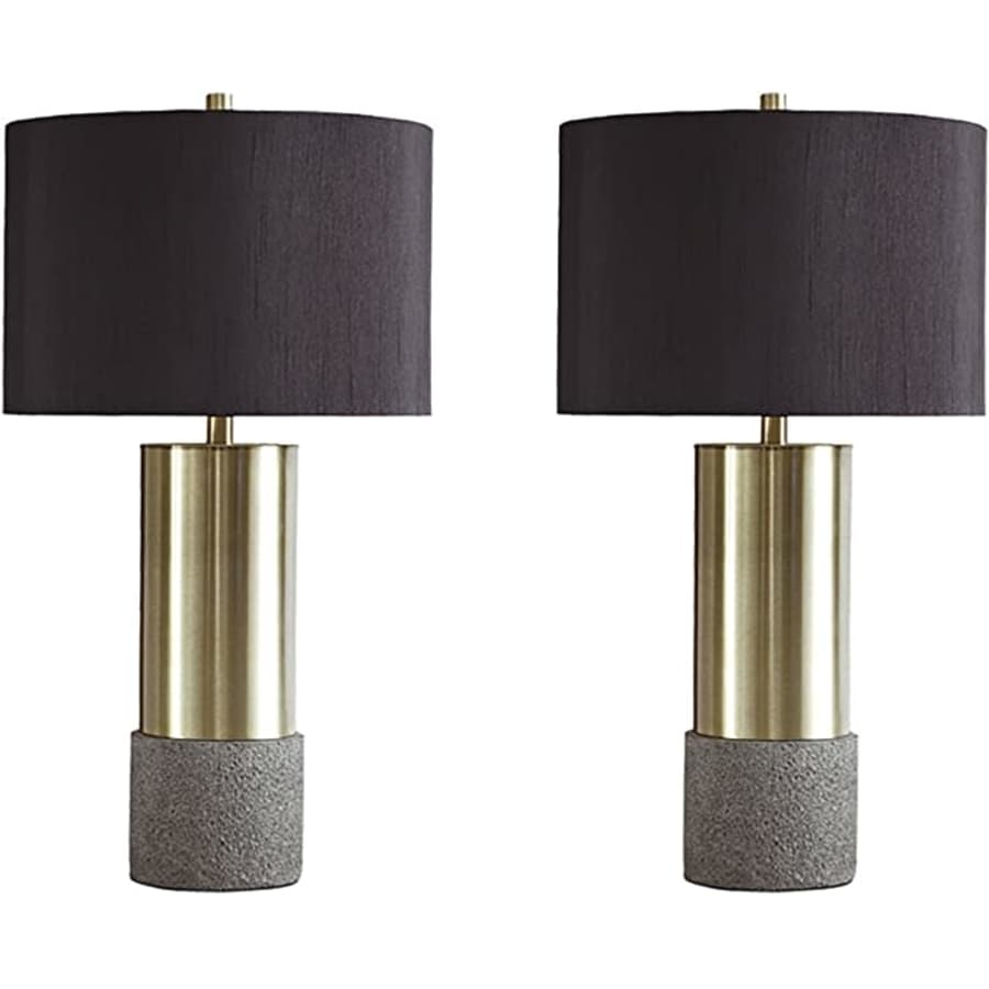 Signature Design by Ashley Jacek Modern Contemporary Table Lamp 2-Pack for $90