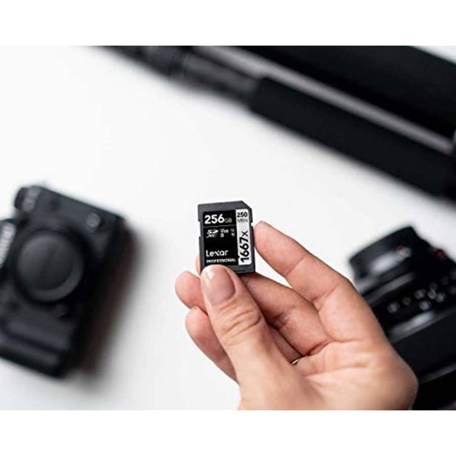 Lexar Professional (LSD256CBNA1667) 1667X 256GB SDXC Uhs-II/U3 Card for $64