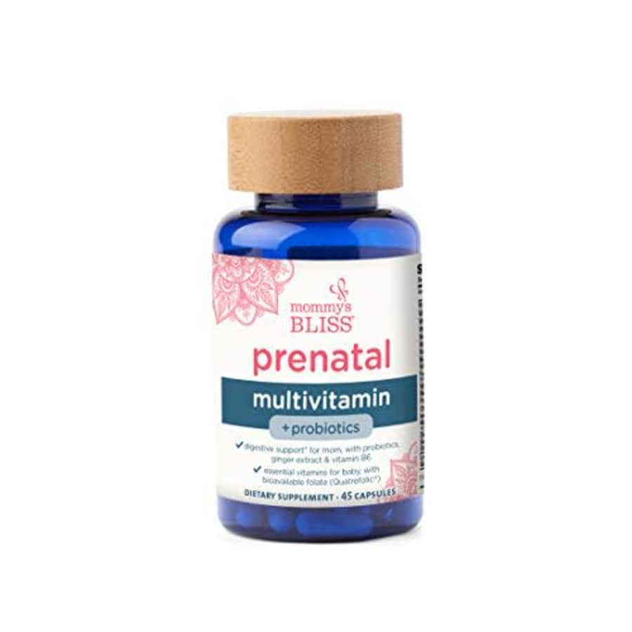 Mommy's Bliss Prenatal Multivitamin + Probiotic for Women w/ Folic Acid, Supports Baby Development for $18
