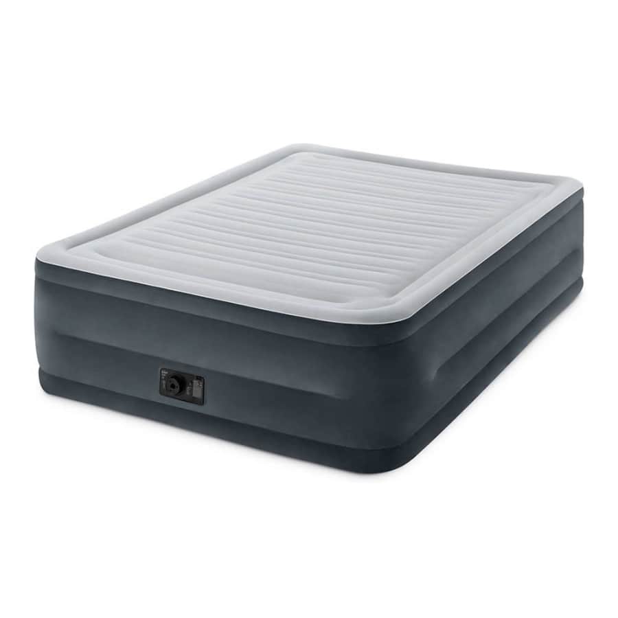Intex High Rise Dura Beam Queen Air Bed w/ Built-In Pump for $47