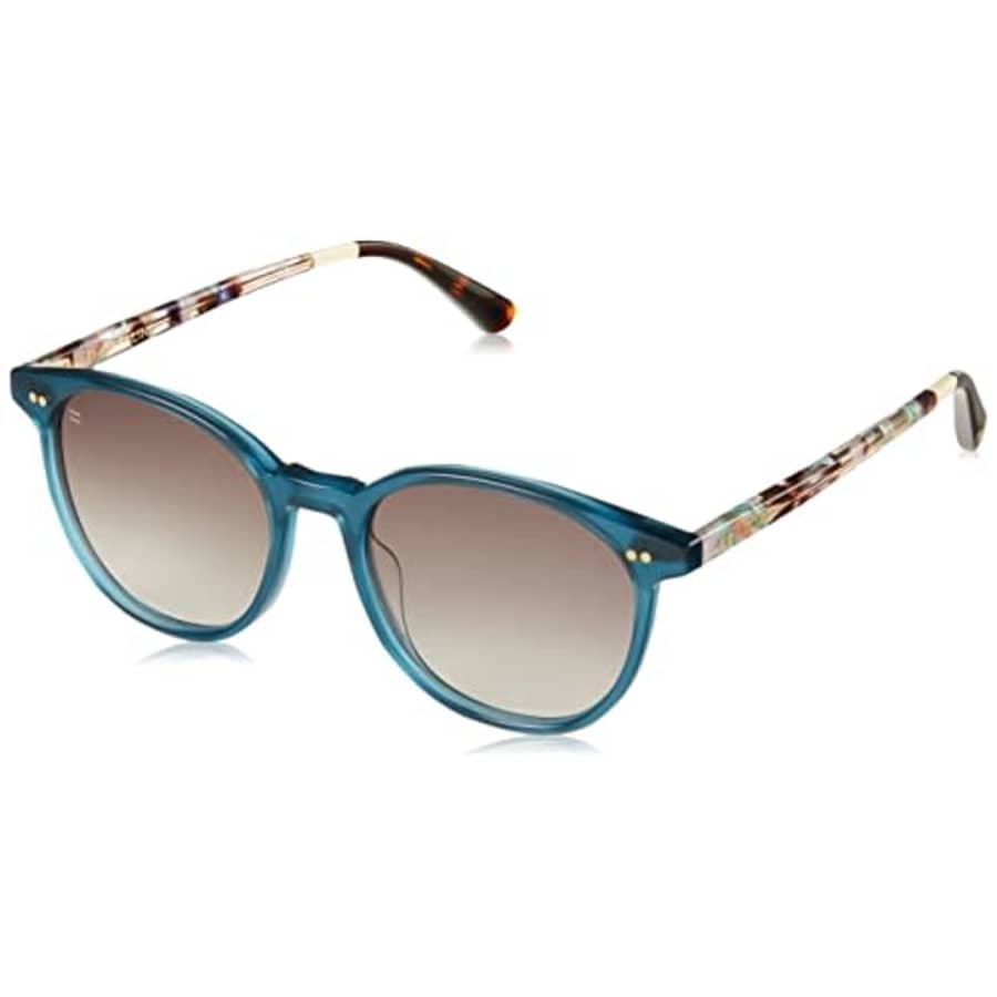 TOMS Bellini Round Sunglasses, Seafoam Tortoise, One Size for $83