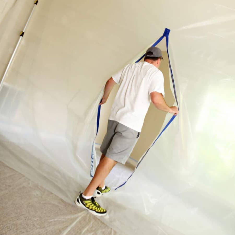 Trimaco E-Z Up 7' x 2.8" Peel and Stick Zipper 2-Pack for $14