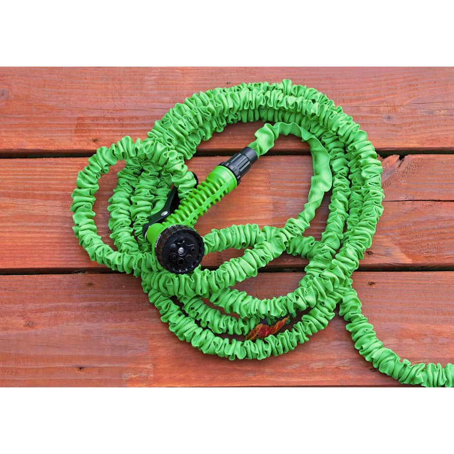 Emsco 50-Foot Lightweight Expandable Garden Hose w/ Spray Nozzle for $18 Emsco 50-Foot Lightweight Expandable Garden Hose w/ Spray Nozzle for $18