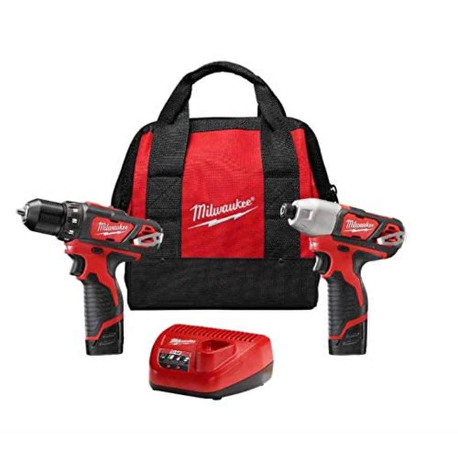 Milwaukee M12 12-Volt Lithium-Ion Cordless Drill Driver/Impact Driver Combo Kit (2-Tool) with Free M12 1.5Ah for $150