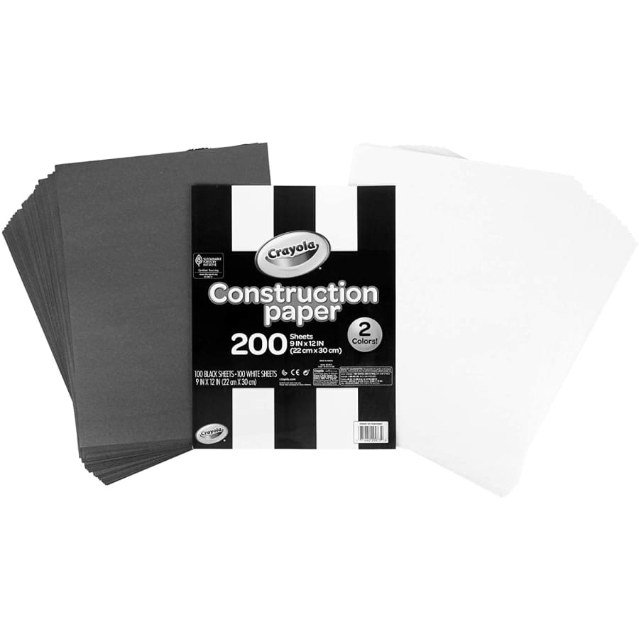 Crayola 200-Sheet Construction Paper Pack for $17