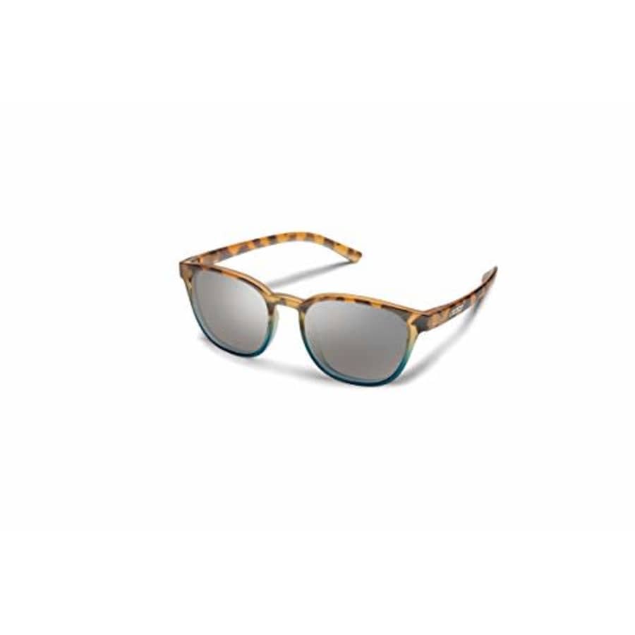 Suncloud Montecito Polarized Sunglasses, Matte Tortoise Blue Fade/Polarized Silver Mirror, One Size for $55