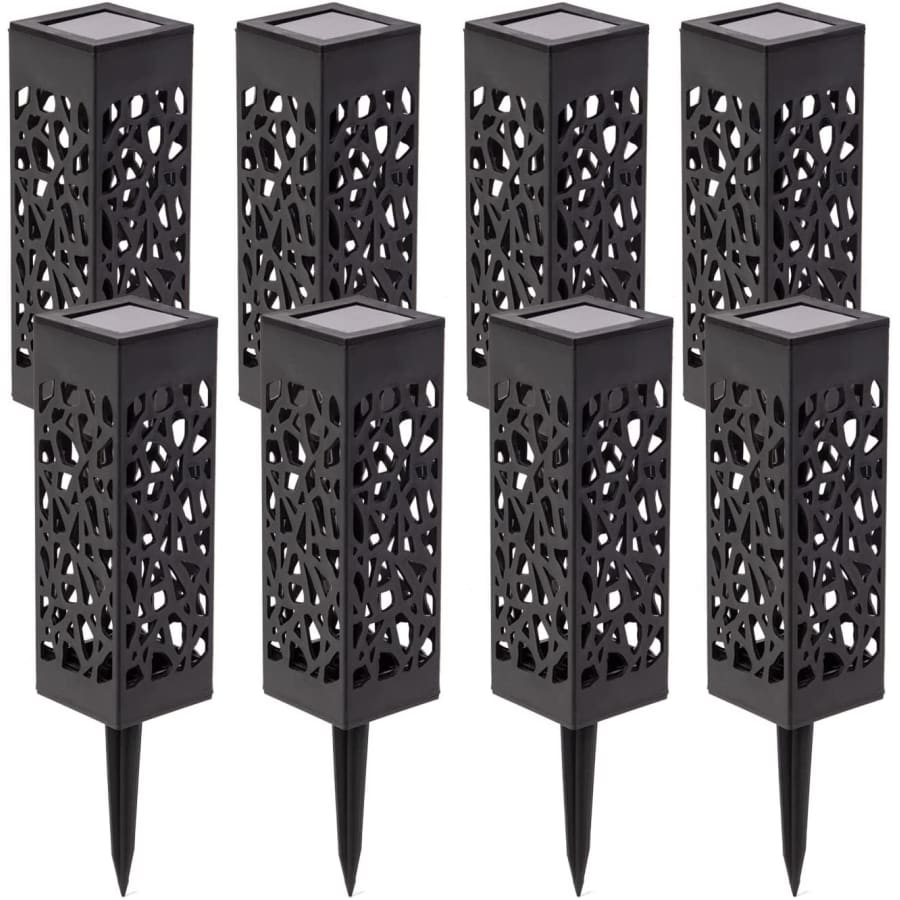 Laurel Canyon Modern Solar LED Path Light 8-Pack for $17