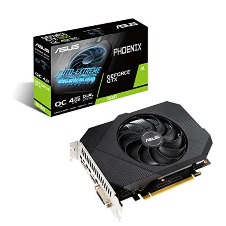 ASUS Phoenix NVIDIA GeForce GTX 1650 OC Edition Gaming Graphics Card (PCIe 3.0, 4GB GDDR6 Memory, for $223