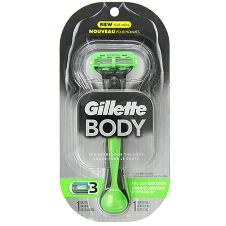 Gillette Body Razor w/ 9 Refill Blade Cartridges for $15 Gillette Body Razor w/ 9 Refill Blade Cartridges for $15