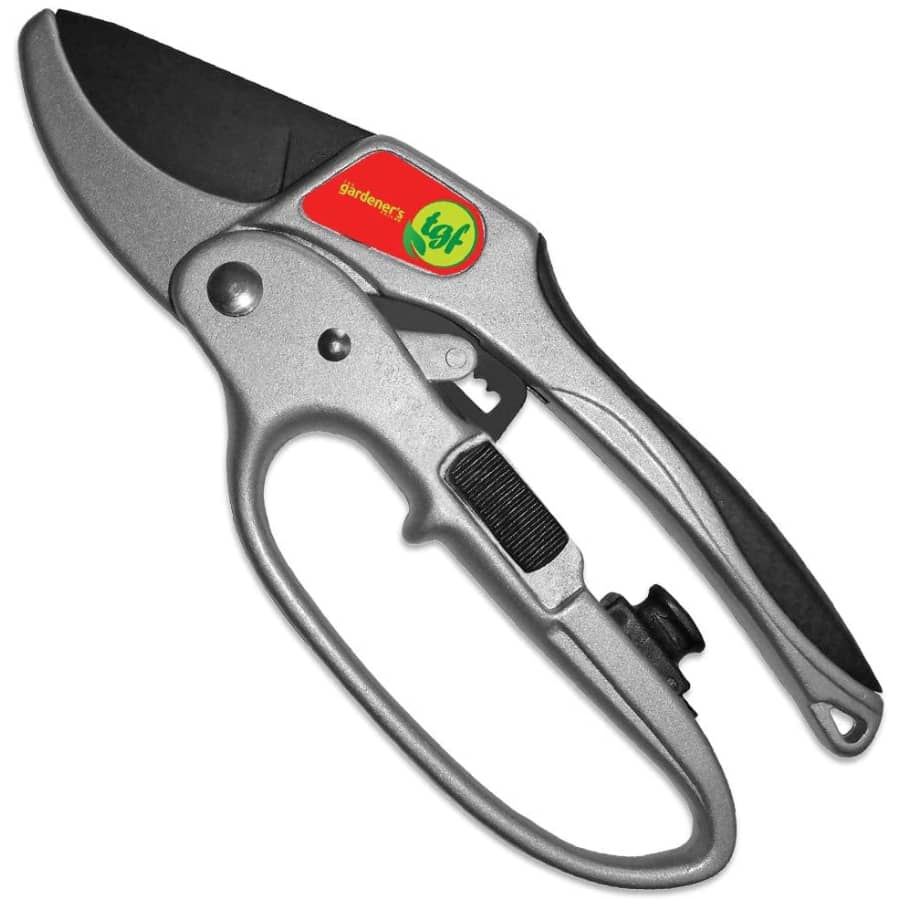 The Gardener's Friend Ratchet Pruning Shears for $40