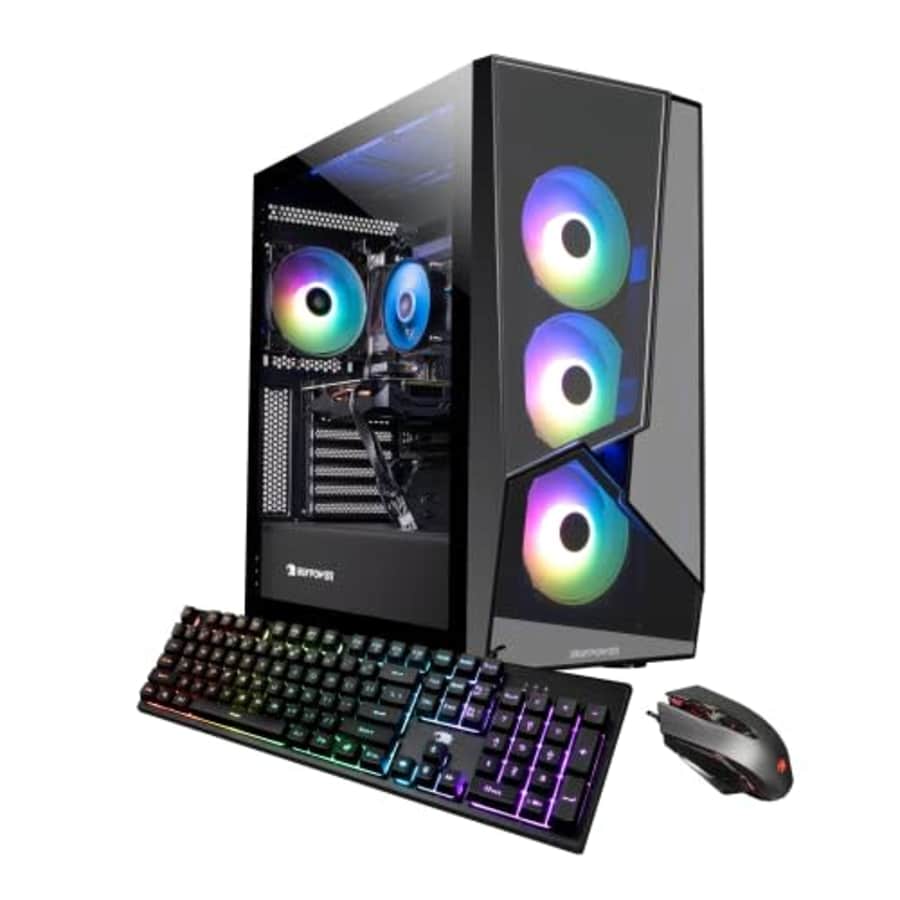 iBUYPOWER Pro Gaming PC Computer Desktop Slate5MR 243i (Intel Core i7-11700F 2.5 GHz,AMD Radeon RX for $1,476