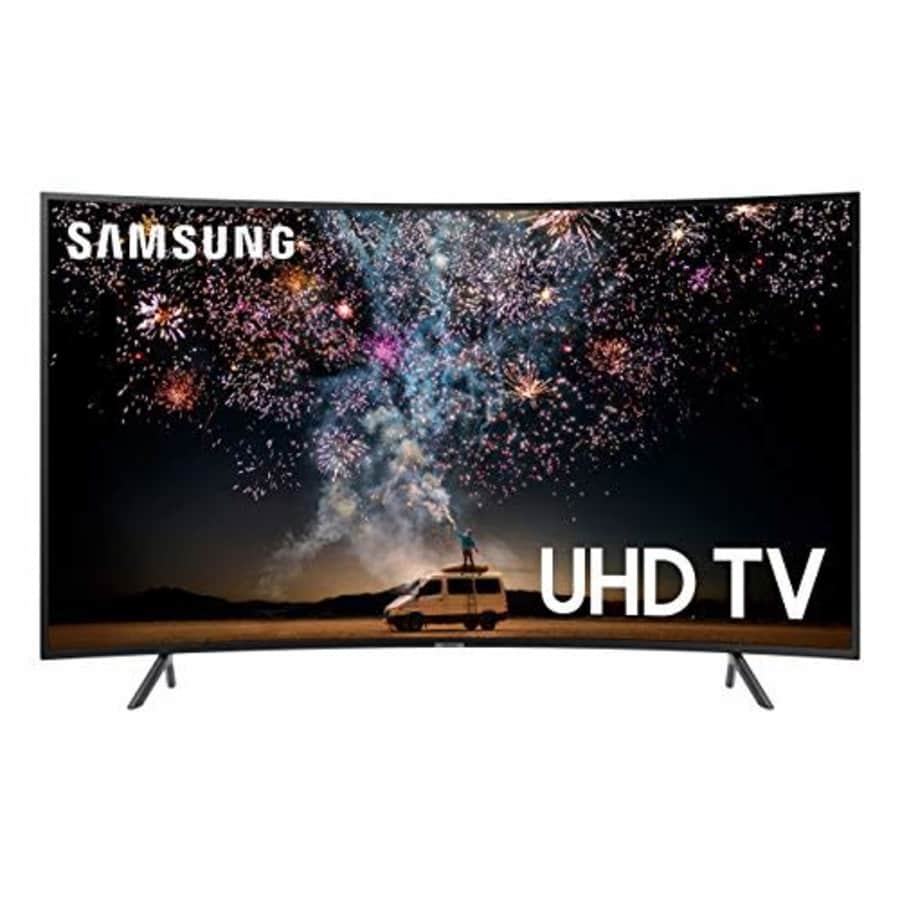 Samsung UN55RU7300FXZA Curved 55 inches 4K UHD 7 Series Smart TV (2019) (Renewed) for $599 Samsung UN55RU7300FXZA Curved 55 inches 4K UHD 7 Series Smart TV (2019) (Renewed) for $599