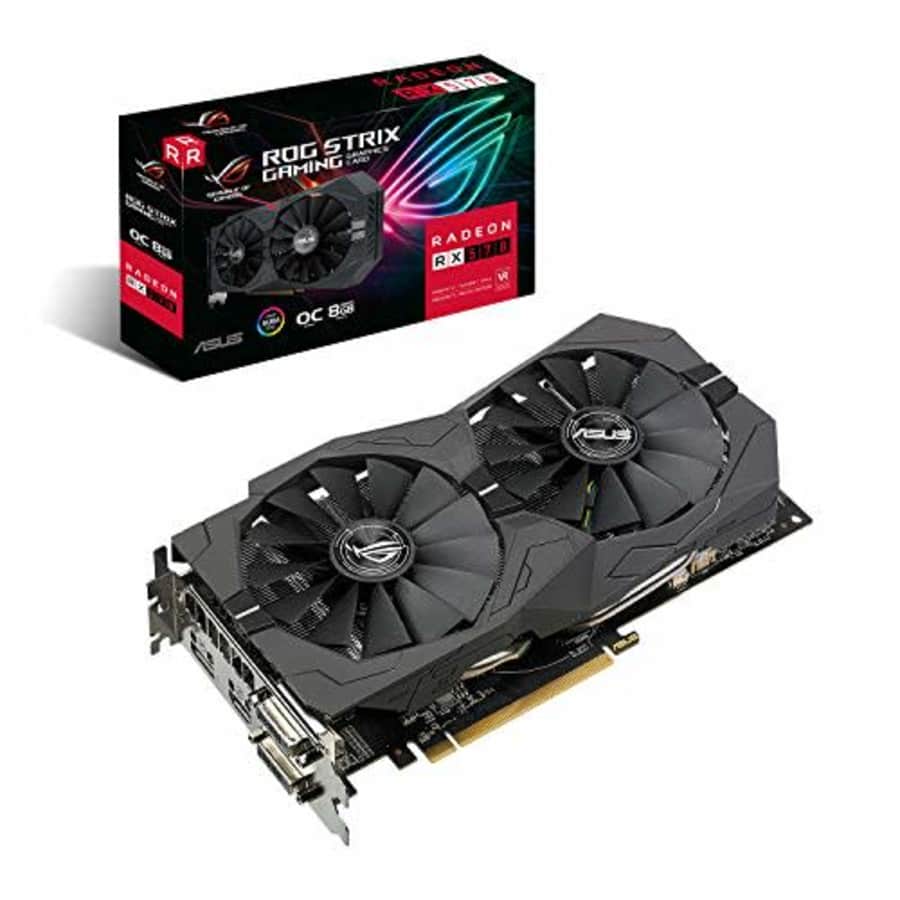ASUS ROG Strix Radeon RX570 O8G Gaming GDDR5 DP HDMI DVI VR Ready AMD Graphics Card for $158