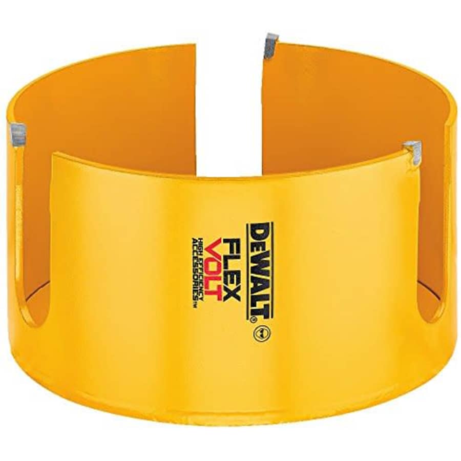 DEWALT FLEXVOLT Hole Saw for Wood, Carbide, 4-5/8-Inch (DWAFV0458) for $84