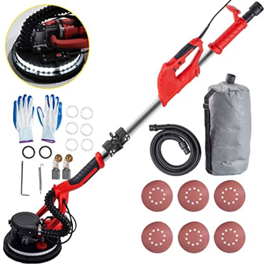 VEVOR Drywall Sander 750W, Electric Drywall Sander Variable Speed 800-1750 RPM, Foldable Sheetrock for $99