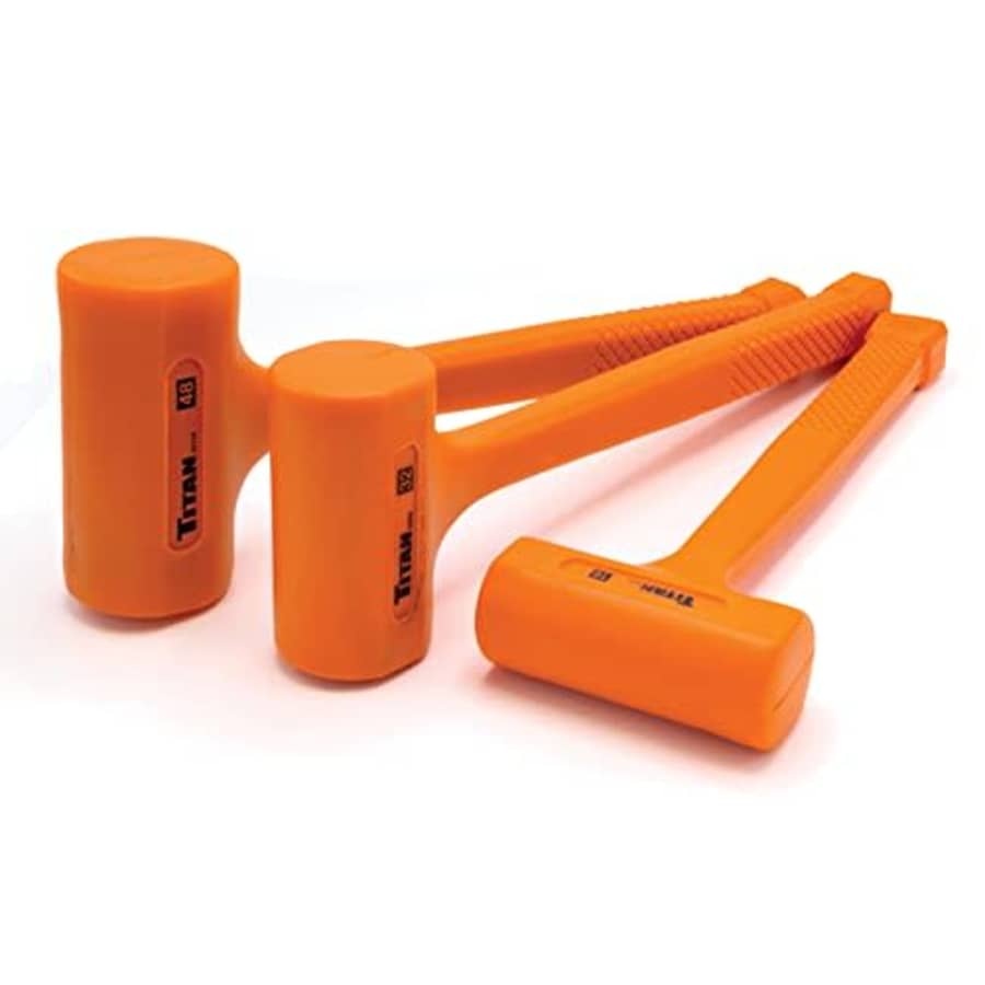 Titan 63143 3-Piece Dead Blow Hammer Set | Includes 16oz, 32oz, 48oz for $37