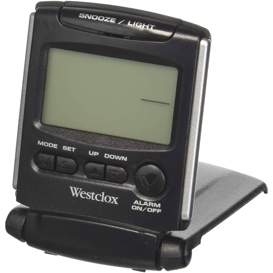 Westclox Digital Folding Alarm Clock for $8 Westclox Digital Folding Alarm Clock for $8
