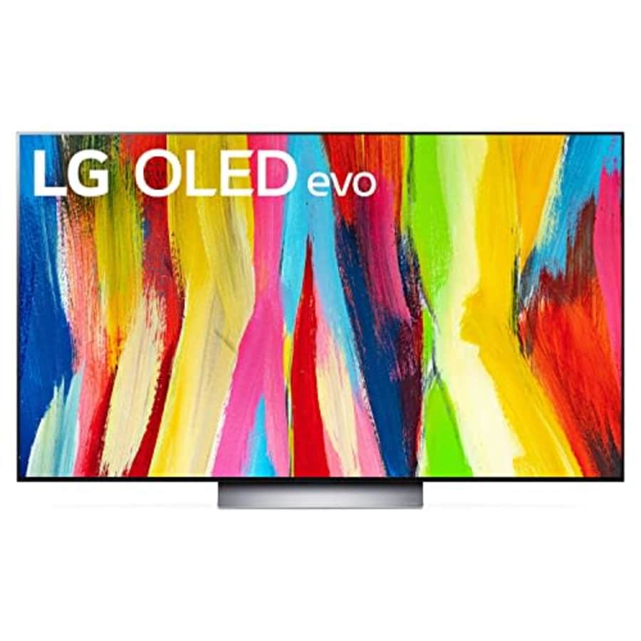 LG 55-Inch Class OLED evo C2 Series Alexa built-in 4K Smart TV, 120Hz Refresh Rate, AI-Powered 4K, for $1,185
