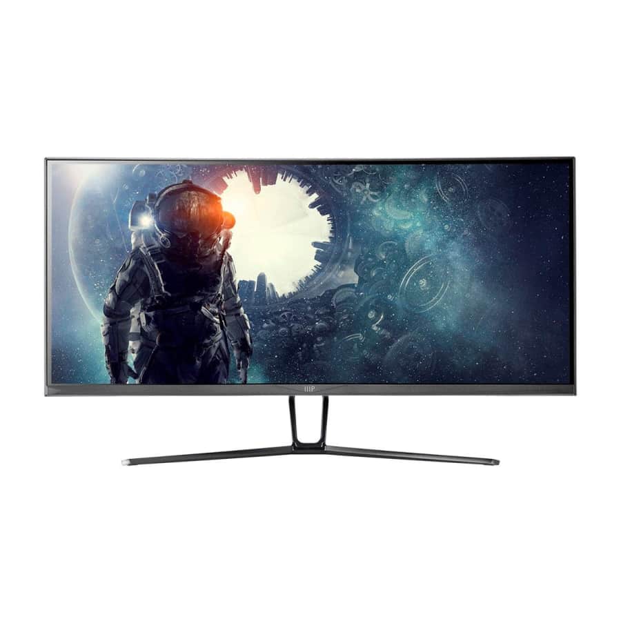 Monoprice Zero-G 35" 21:9 1440p FreeSync Curved Gaming Monitor for $460