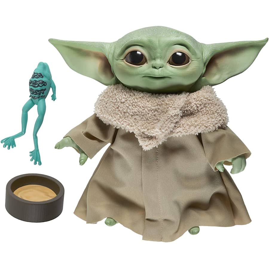Star Wars The Mandalorian Baby Yoda Talking Plush for $19