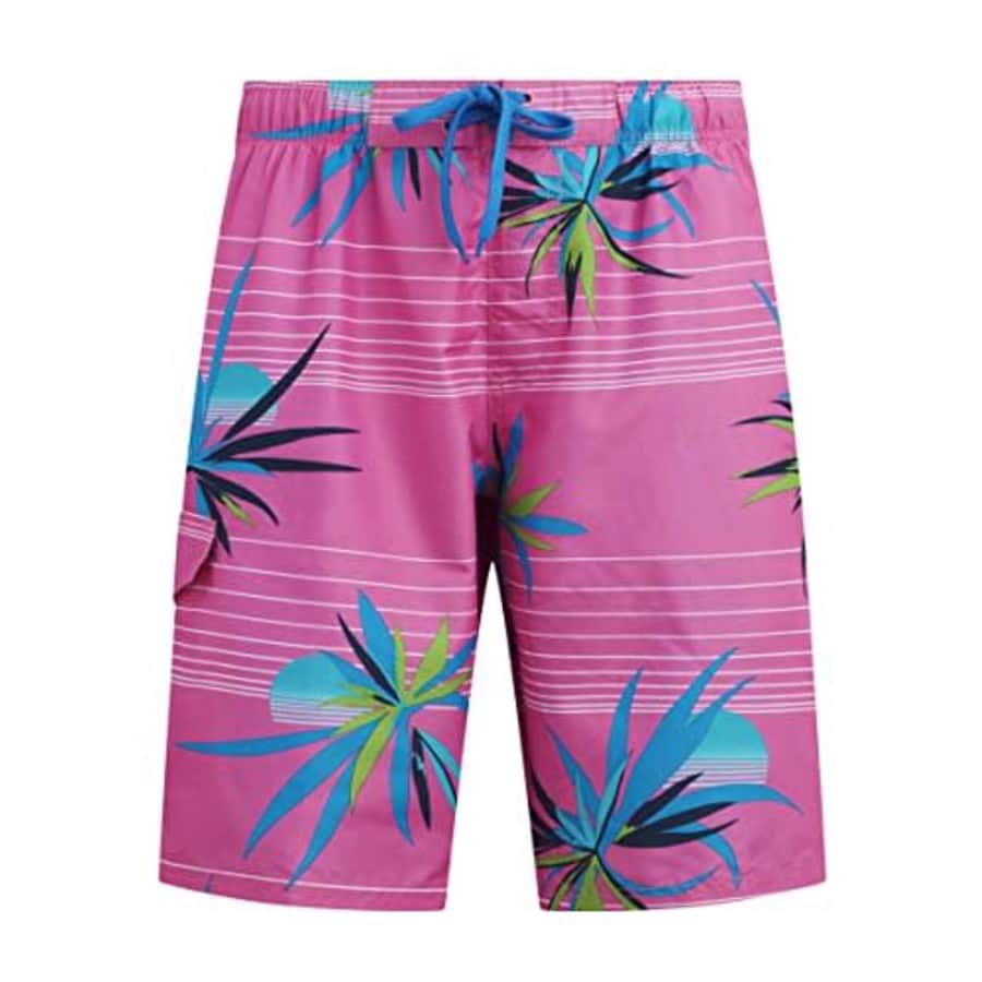Kanu Surf Men's Standard Mirage Swim Trunks (Regular & Extended Sizes), Bellaire Pink, Medium for $14 Kanu Surf Men's Standard Mirage Swim Trunks (Regular & Extended Sizes), Bellaire Pink, Medium for $14
