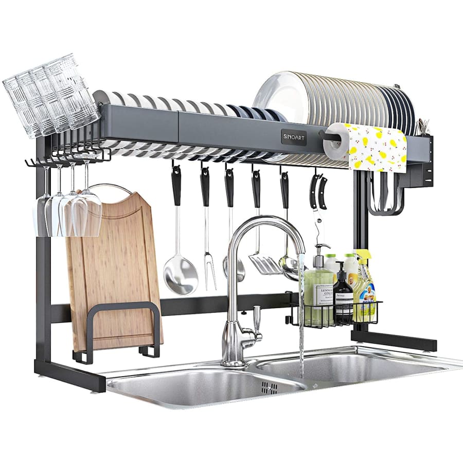 SinoArt Over The Sink Dish Drying Rack for $70