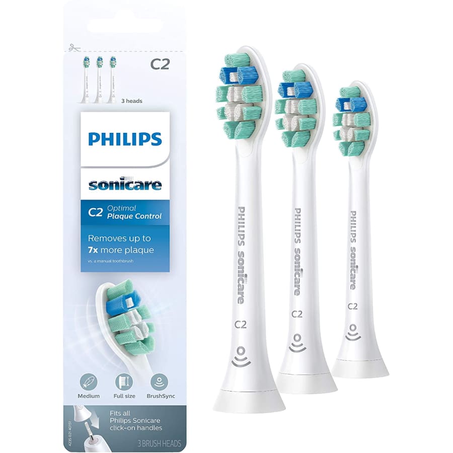 Sonicare C2 Optimal Plaque Control Toothbrush Head 3-Pack for $16 via Sub & Save Sonicare C2 Optimal Plaque Control Toothbrush Head 3-Pack for $16 via Sub & Save