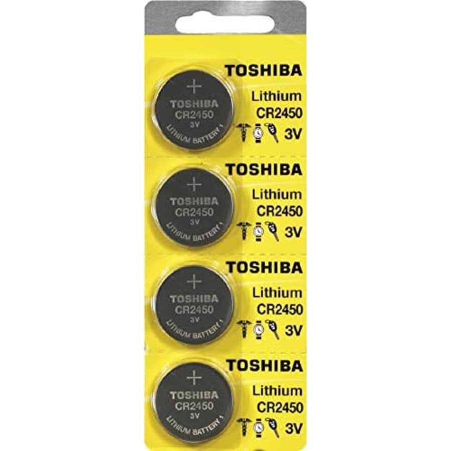 Toshiba CR2450 Battery 3V Lithium Coin Cell (80 Batteries) for $80 Toshiba CR2450 Battery 3V Lithium Coin Cell (80 Batteries) for $80