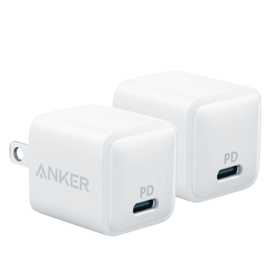 Anker PowerPort PD Nano 20W USB-C Wall Charger 2-Pack for $16 Anker PowerPort PD Nano 20W USB-C Wall Charger 2-Pack for $16