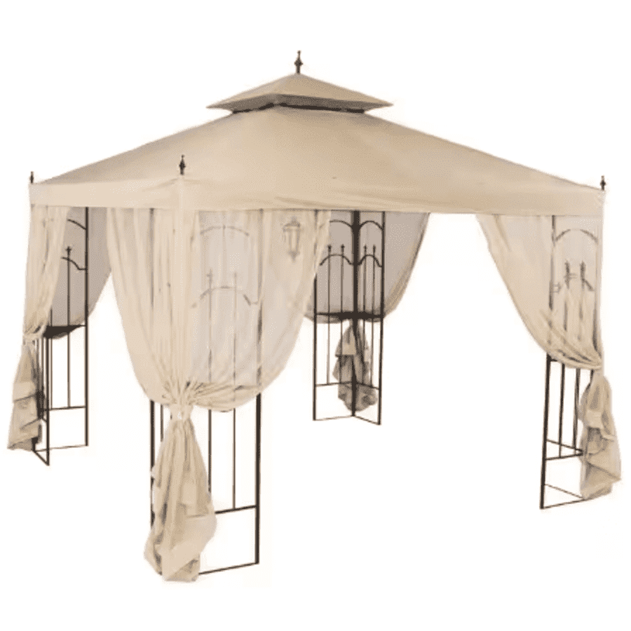Hampton Bay 10x10-Foot Outdoor Patio Arrow Gazebo for $139 Hampton Bay 10x10-Foot Outdoor Patio Arrow Gazebo for $139