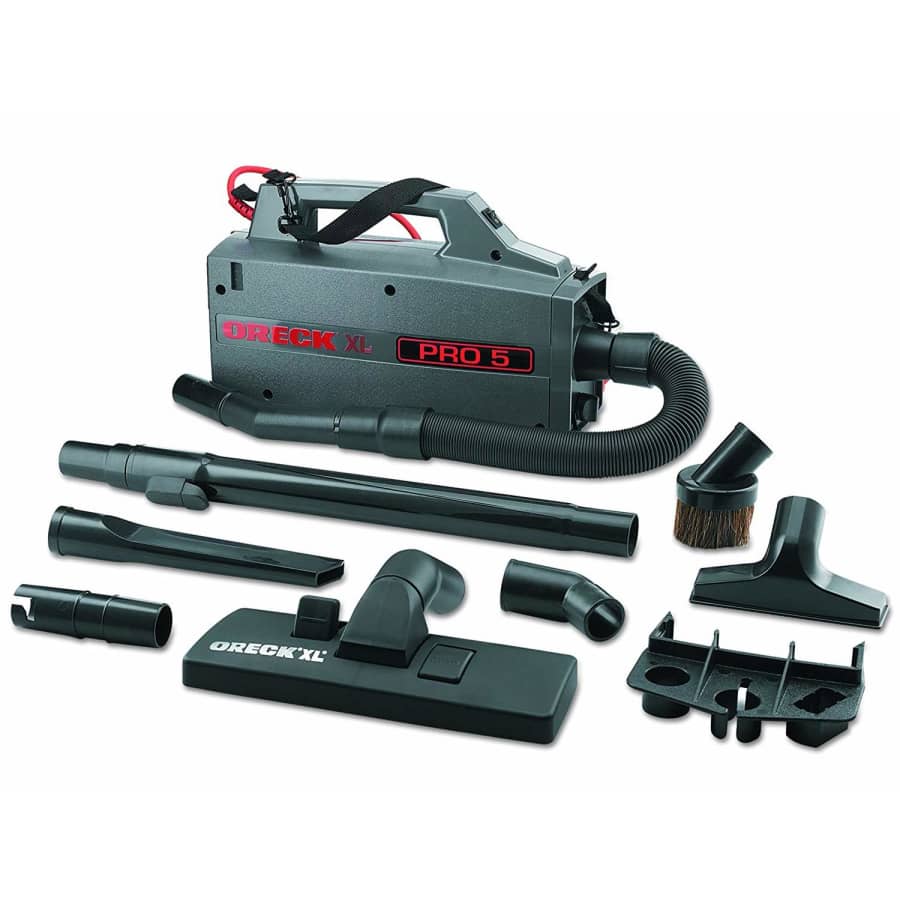 Oreck Commercial XL Pro 5 Super Compact Canister Vacuum for $76