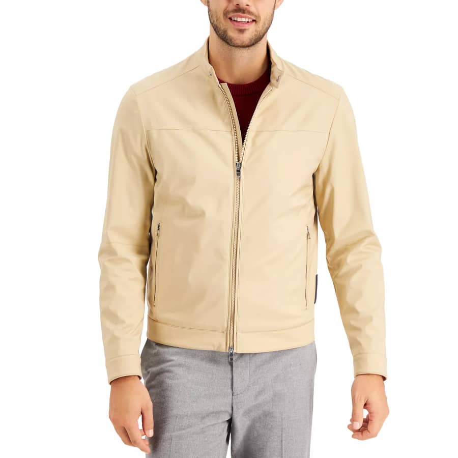 Michael Kors Men's Racer Jacket for $52 Michael Kors Men's Racer Jacket for $52