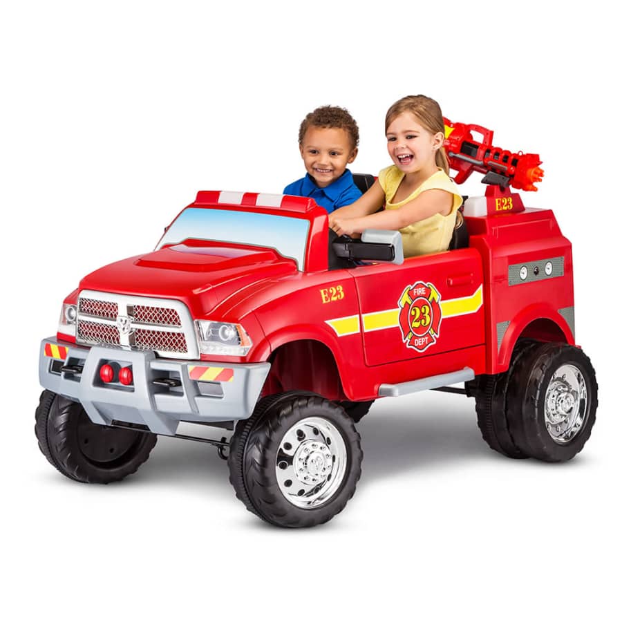 Kid Trax 12-volt RAM 3500 Fire Truck Ride-On for $299 Kid Trax 12-volt RAM 3500 Fire Truck Ride-On for $299