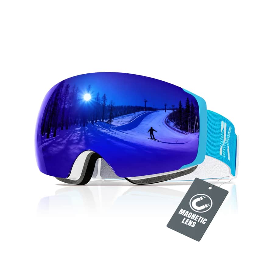 Innerking Ski Goggles w/ Interchangeable Magnetic Lens for $13