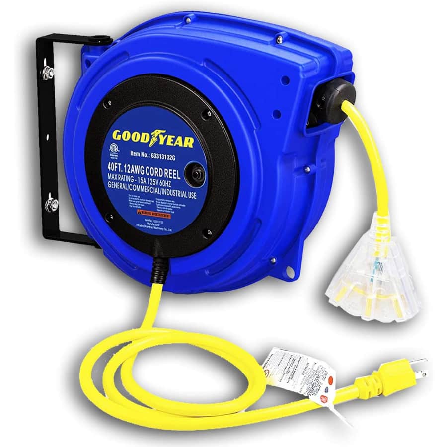 Goodyear Heavy Duty Extension Cord Reel for $85 Goodyear Heavy Duty Extension Cord Reel for $85